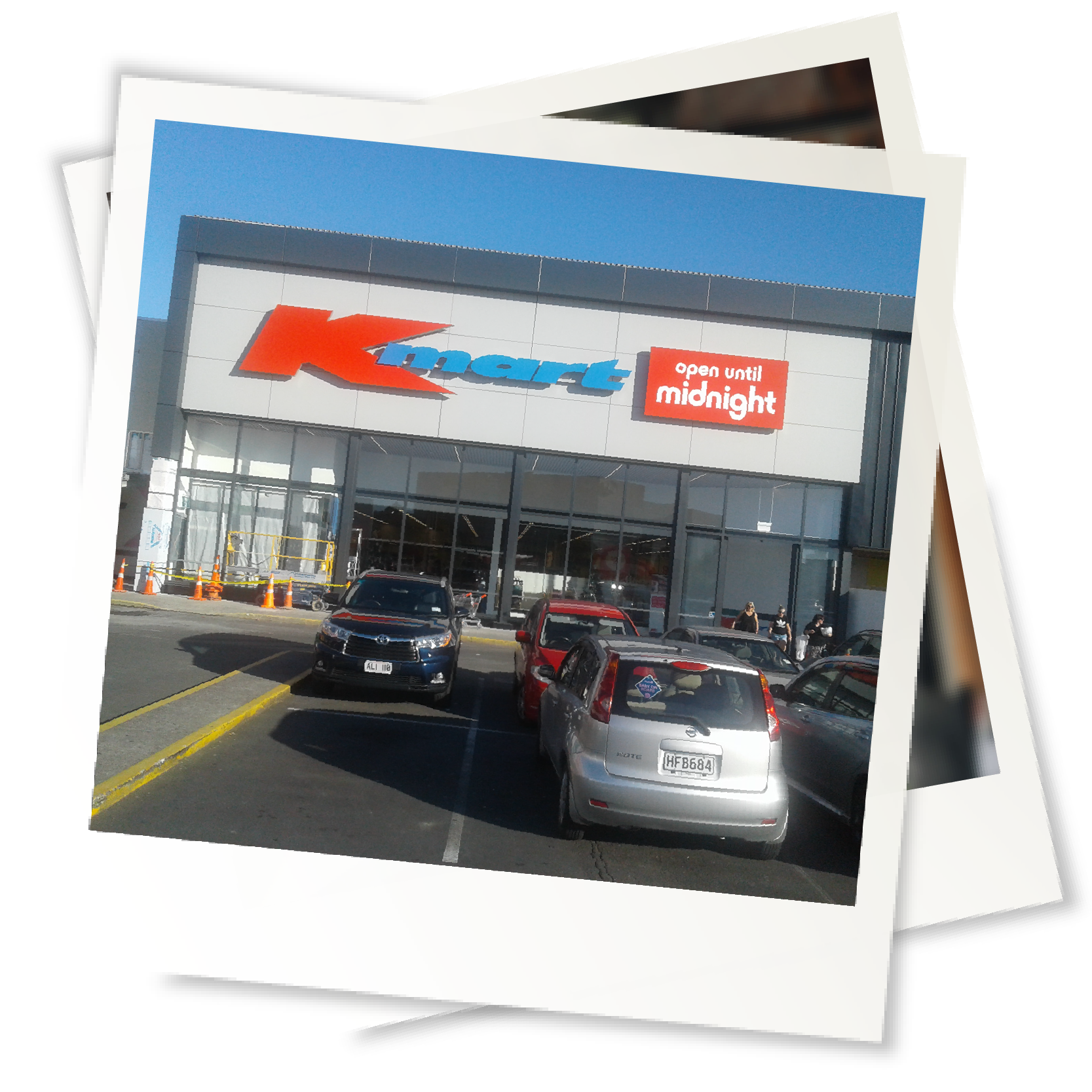Testimonial Polaroid Kmart
